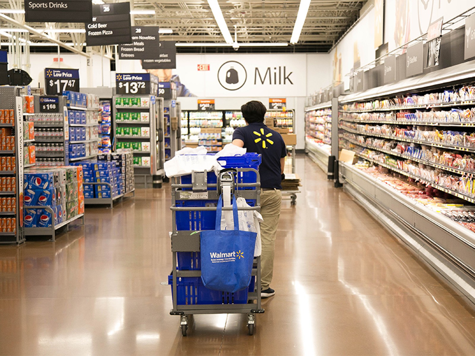 Walmart Associate in Store