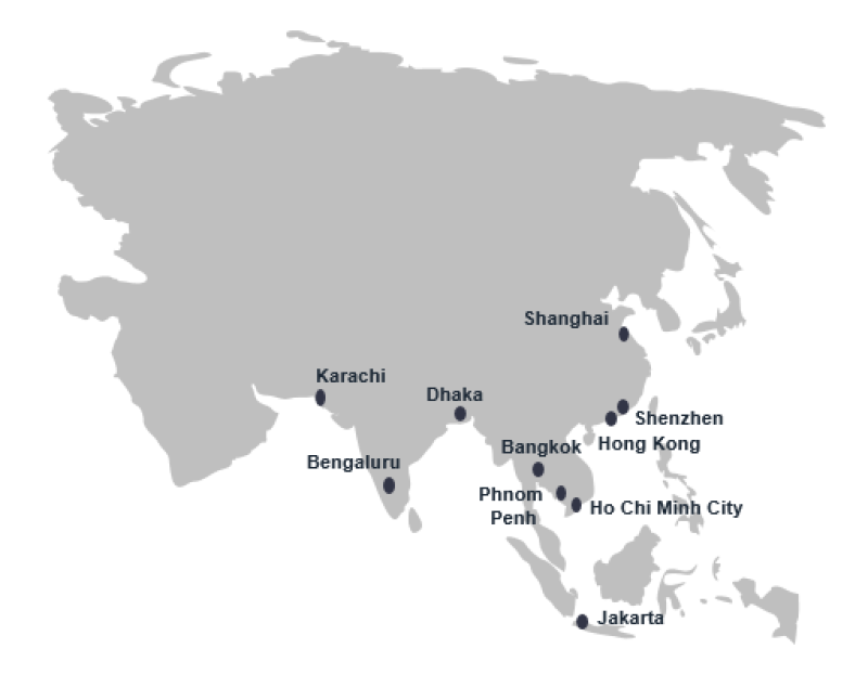 China, Indian Subcontinent, South East Asia – Global Sourcing